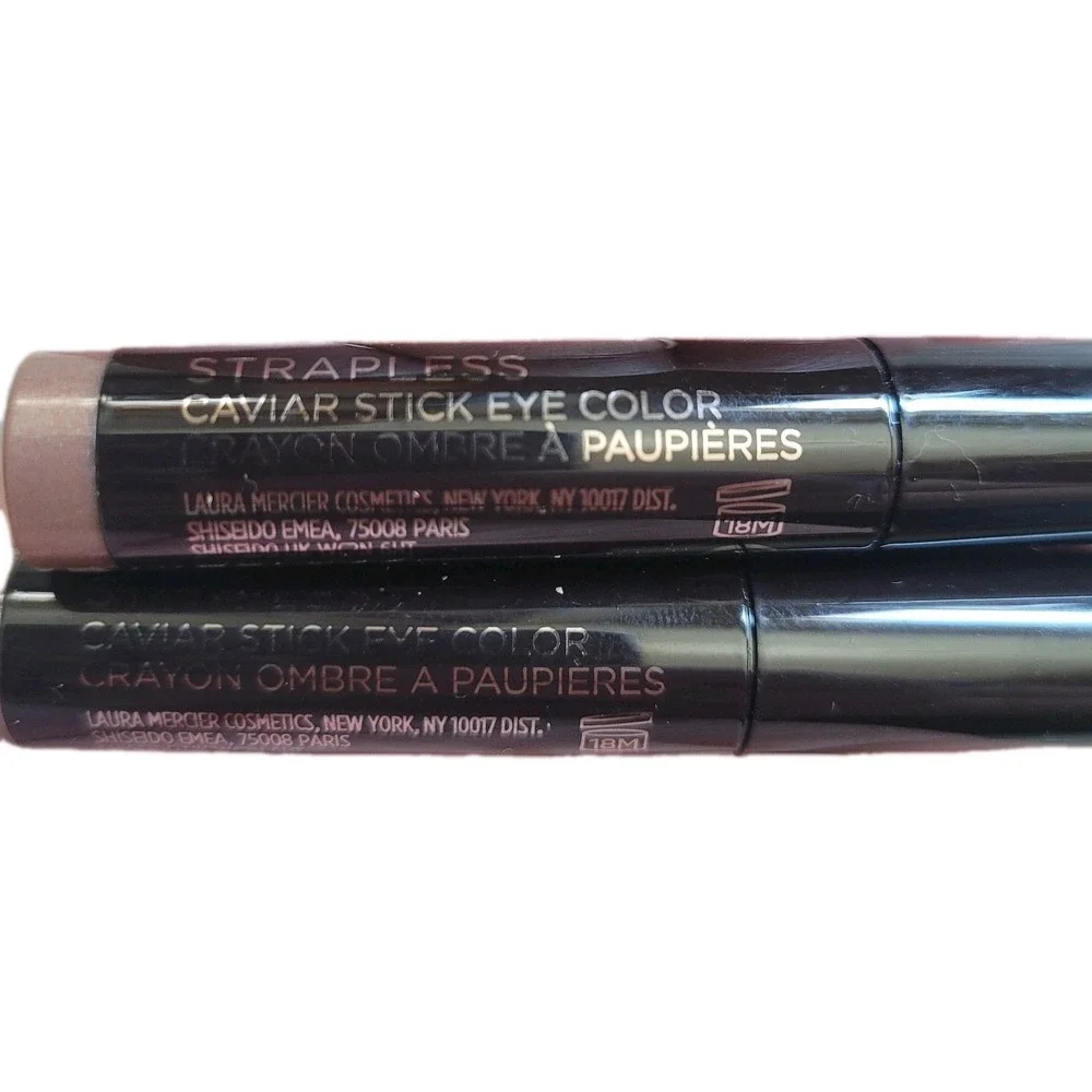 Laura Mercier Set Of 2 Travel Size Caviar‎ Stick Eye Color - Strapless - 1g Each